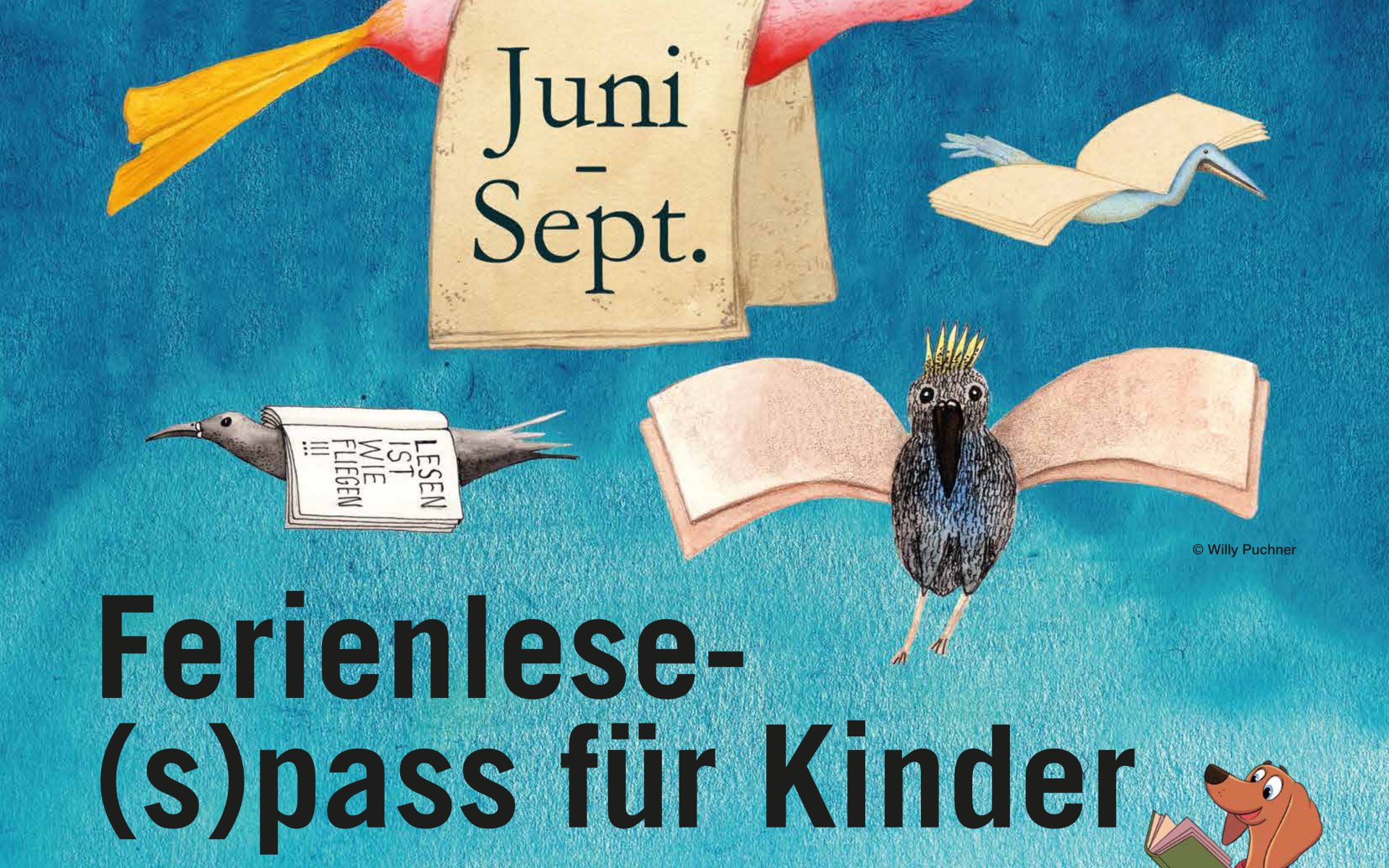 Plakat: Lesesommer Burgenland